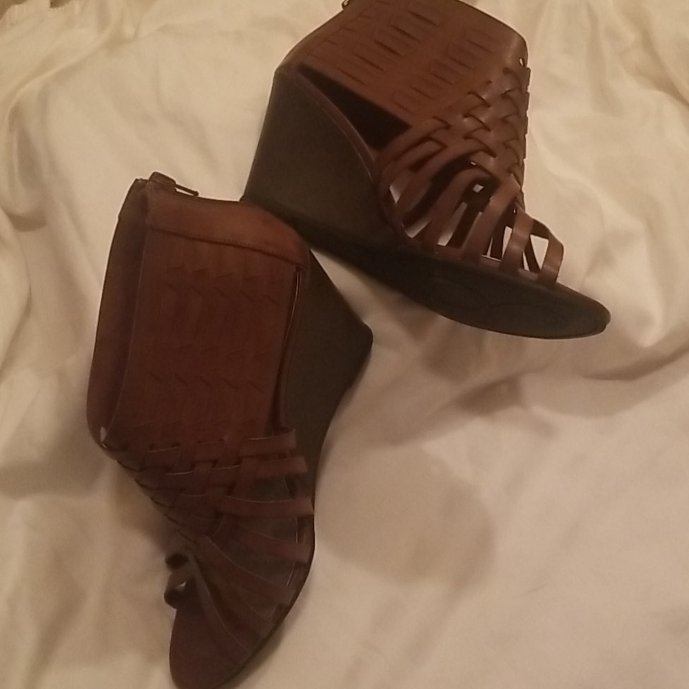 Open toe booties